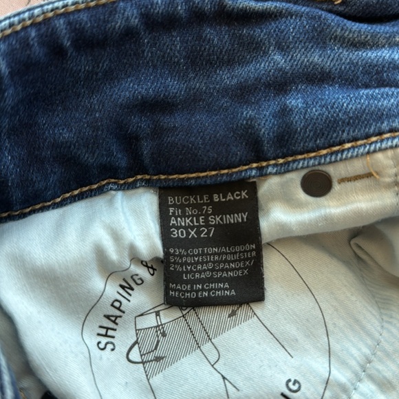 Buckle Black Fit 75 Skinny ankle high rise - Picture 5 of 7